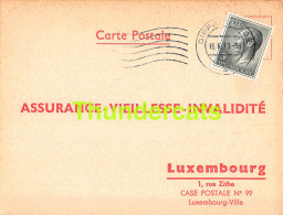 ASSURANCE VIEILLESSE INVALIDITE LUXEMBOURG 1973 RUF DISIVISCOUR DIFFERDANGE  - Briefe U. Dokumente