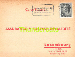 ASSURANCE VIEILLESSE INVALIDITE LUXEMBOURG 1973 WEIMERSKIRCH BONNEVOIE  - Lettres & Documents