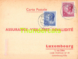 ASSURANCE VIEILLESSE INVALIDITE LUXEMBOURG 1973 GORZA RINALDIS DIFFERDANGE  - Lettres & Documents