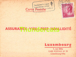 ASSURANCE VIEILLESSE INVALIDITE LUXEMBOURG 1973 CONRARDY BAUER LUXEMBOURG - Lettres & Documents