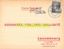 ASSURANCE VIEILLESSE INVALIDITE LUXEMBOURG 1973 PEIFFER SCHINTGEN ESCH SUR ALZETTE  - Covers & Documents