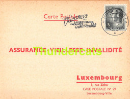 ASSURANCE VIEILLESSE INVALIDITE LUXEMBOURG 1973 SARTOR BOCKIUS ESCH SUR ALZETTE  - Storia Postale