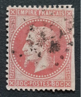 France 1867 N°32 Ob Coupé à Droit  Cote 30€ - 1863-1870 Napoléon III Lauré