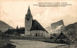 J1307 - CLELLES - D38 - Et Le Mont Aiguille - Curieuse Église Avec Son Clocher...... - Clelles