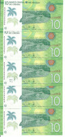 NICARAGUA 10 CORDOBAS 2014-15 UNC P 209 ( 5 Billets ) - Nicaragua