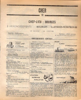 ANNUAIRE - 18 - Département Cher - Année 1969 - édition Didot-Bottin - 110 Pages - Telefonbücher