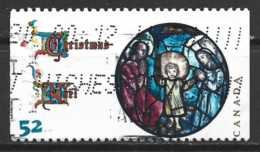 Canada 1997. Scott #1670a Single (U) Christmas, Stained Glass Window - Timbres Seuls