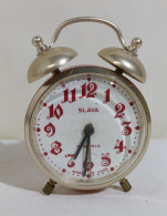 45992 Sveglia A Carica A Molla Vintage SLAVA 11 Jewels - Made In USSR - Alarm Clocks