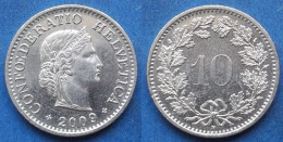 SWITZERLAND - 10 Rappen 2009 B KM# 27 Confoederatio Helvetica - Edelweiss Coins - Autres & Non Classés
