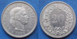 SWITZERLAND - 20 Rappen 1985 KM# 29a Confoederatio Helvetica - Edelweiss Coins - Autres & Non Classés