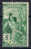 SUISSE Ca.1900: Le ZNr. 77C Neuf**, Var. Trait Vertical Au-dessus Du "8" De "1875" - Neufs