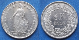 SWITZERLAND - 1/2 Franc 2015 B KM# 23a.3 Confoederatio Helvetica - Edelweiss Coins - Autres & Non Classés