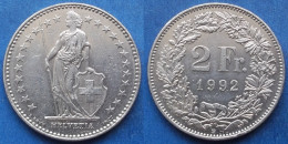 SWITZERLAND - 2 Francs 1992 B KM# 21a.3 Confoederatio Helvetica - Edelweiss Coins - Autres & Non Classés