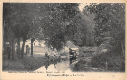 Epinay Sur Orge        91        La Rivière. Lavoir    (voir Scan) - Epinay-sur-Orge