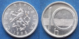 CZECH REPUBLIC - 10 Haleru 1998 KM# 6 Republic (1993) - Edelweiss Coins - Tschechische Rep.