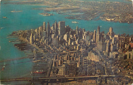 USA NY New York Lower Manhattan Aerial 1964 - Manhattan