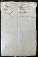 TESTAMENT MANUSCRIT 20 MARS 1774 / COMBROUX / BEAUVAIS - Manuscrits