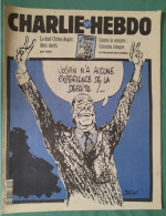 CHARLIE HEBDO 1995 N° 149 CHIRAC JOSPIN N'A AUCUNE EXPERIENCE DE LA DEFAITE - Humour