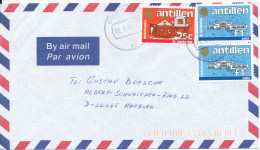 Netherlands Antilles Air Mail Cover Sent To Germany Curacao 25-2-1999 - Curaçao, Nederlandse Antillen, Aruba