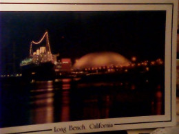 LONG BEACH CALIFORNIA USA BARCO BOAT SHIP.NAVE  CRUISER BY NIGHT VB1990  JL734 - Long Beach