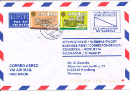 Netherlands Antilles Air Mail Cover Sent To Germany Curacao 11-1-2001 - Curaçao, Nederlandse Antillen, Aruba