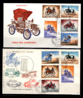 SAN MARINO - 1962 2 X FDC - Mi.704-8, Oldsmobiles (BB0412 - Cartas & Documentos