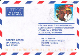 Netherlands Antilles Air Mail Cover Sent To Germany Curacao 1-9-1999 Single Franked - Curaçao, Nederlandse Antillen, Aruba