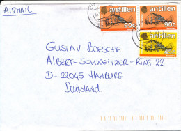 Netherlands Antilles Cover Sent Air Mail To Germany Curacao 31-VV-2000 (see The Postmark) - Curaçao, Nederlandse Antillen, Aruba