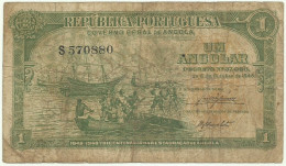 Angola - 1 Angolar - 06.10.1948 - Pick 70 - Serie S - 300th Anniversary Restoration Of Angola - PORTUGAL - Angola