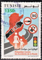 2013- Tunisie - Y & T 1726- Prévention Contre Les Accidents De La Route  -  1V Obli. - Accidentes Y Seguridad Vial