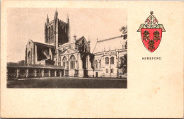 England Hereford Coat Of Arms And Church - Herefordshire