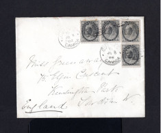 K22-CANADA-OLD COVER QUEBEC To LONDON (england) 1902.Enveloppe British CANADA - Cartas & Documentos