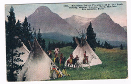 US-936  CUT BANK COUNTY : Blackfeet Indian Encampment - Altri & Non Classificati