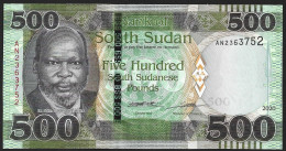 South Sudan 500 Pound 2020 P16b UNC - Sudán Del Sur