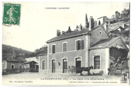 LARGENTIERE - La Gare, Vue Extérieure - Largentiere