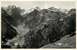 Switzerland Graunwald Blick Auf Linthal Und Todikette - Wald