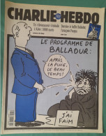 CHARLIE HEBDO 1995 N° 135 PROGRAMME BALLADUR APRES LA PLUIE LE BEAU TEMPS - Humor