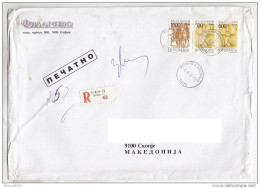 R-LARGE COVER /  REPUBLIC OF MACEDONIA  (007) - Lettres & Documents