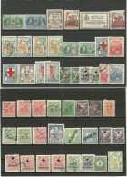 Greece - Charity Issues , 48 Stamps , MIX - Liefdadigheid