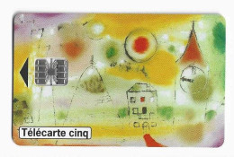 FRANCE TELECARTE 5 UNITES  GN290  SCHLUMBERGER TABLEAU De PAUL KLEE NEUVE MINT Date 12/1996 - 5 Unités