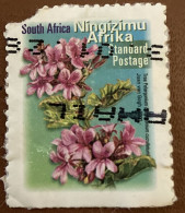 South Africa 2001 Fauna And Flora - Self-Adhesive Pelargonium Cucullatum 1.40 - Used - Gebruikt