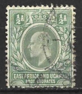 K.U.T..." EAST AFRICA & UGANDA...KING EDWARD VII...(1901-10..)...." 1904.."....HALFA.....SG17....ORDENARY PAPER.....VFU. - Protectorats D'Afrique Orientale Et D'Ouganda