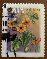 South Africa 2001 Fauna And Flora - Self-Adhesive Thunbergia Alata 1.40 - Used - Usados