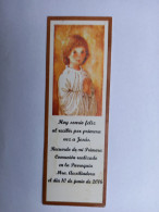 TARJETA PRIMERA COMUNION. FIRST COMMUNION CARD. CARTE DE PREMIÈRE COMMUNION. - Communion