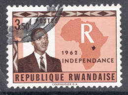 Rwanda 1962  Single Stamp Issued To Celebrate Independence In Fine Used Condition - Used Stamps