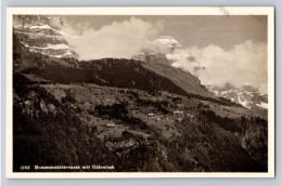 Rppc Postcard Glarus Switzerland Braunwald Braunwaldterrasse 1940s - Braunwald