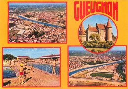 Gueugnon - Vue Générale Aérienne - La Piscine - Le Chateau De Chassis  O 545 - Gueugnon