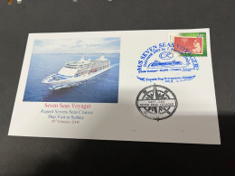 14-7-2023 (2 S 9) Cruise Ship Cover - Seven Seas Voyager (2008) - 3 Of 10 - Other (Sea)