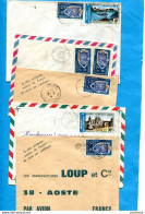 MARCOPHILIE- COMORES-LOT De 10 Lettres Lettres  à Voir - - Cartas & Documentos