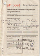 The Netherlands Postal Invoice Registered Letter The Hague 1985 - Paesi Bassi